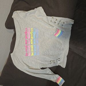 So cute crop over sized sweatshirt